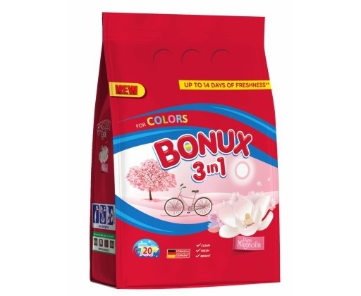 Bonux 20 dávek/ 1.5kg Compact Magnolia Bonux 20 dávek/ 1.5kg Compact Magnolia - Drogerie Prací prostředky Prací prášky do 20 dávek